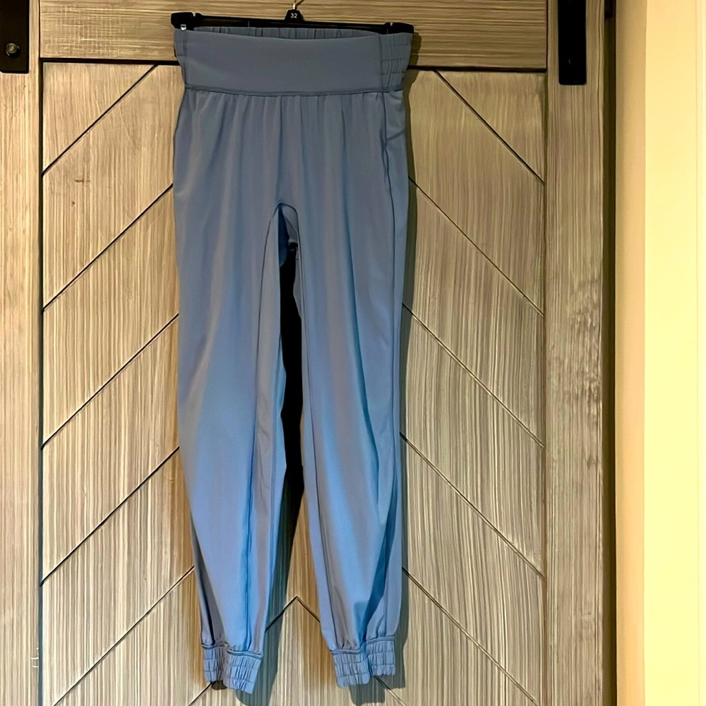 Perfect condition size 2 powder blue, Lululemon joggers